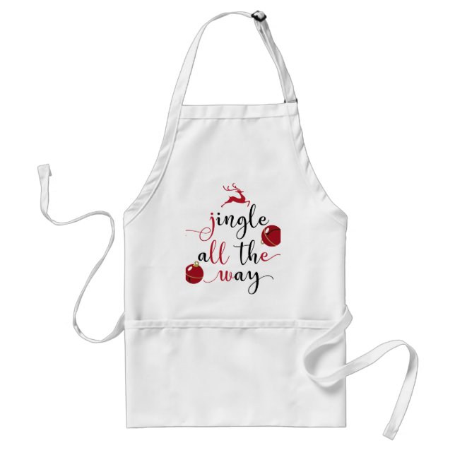jingle all the way standard apron (Front)