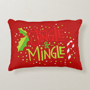 Jingle And Mingle Decorative Cushion