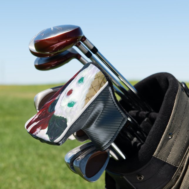 Jingle Bear Golf Head Cover (In Situ)