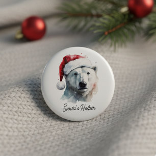 Jingle Bear Joy, custom 3 Cm Round Badge