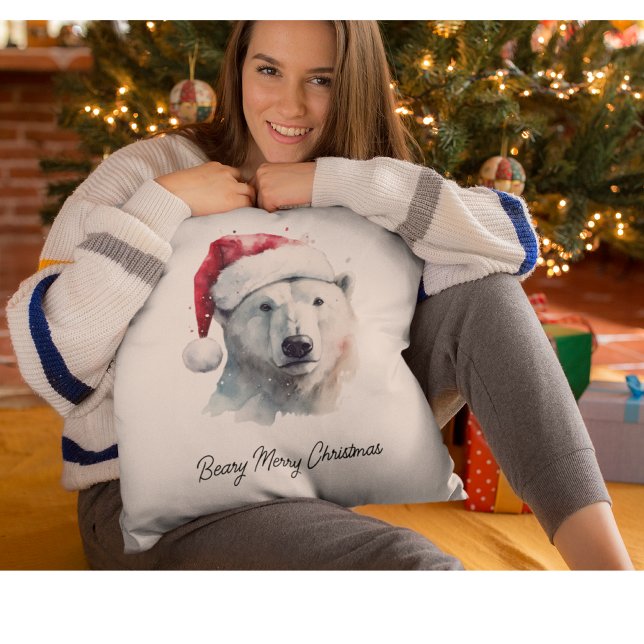 Jingle Bear Joy, custom Cushion (Creator Uploaded)