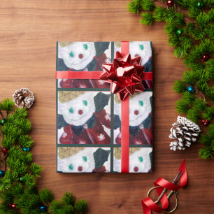 Jingle Bear Wrapping Paper Green