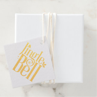 Jingle Bell Favour Tags