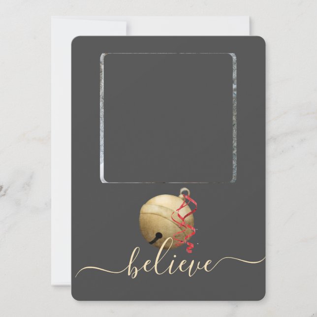 JINGLE BELL, PHOTO CHRISTMAS HOLIDAY CARD (Front)