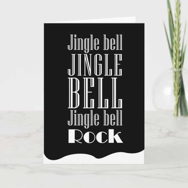 Jingle Bell Rock! Holiday Card (Front)