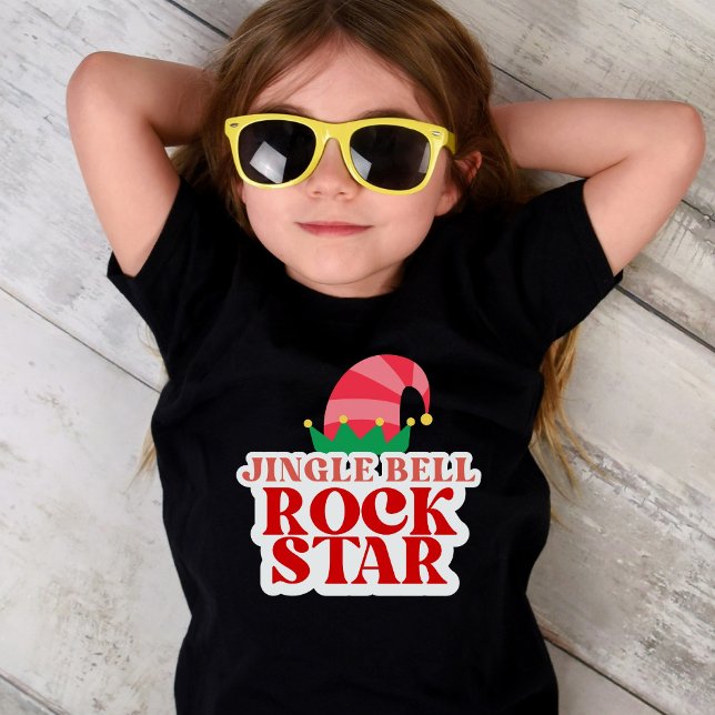 Jingle Bell Rock Star, Christmas Girls  Tri-Blend Shirt (Creator Uploaded)
