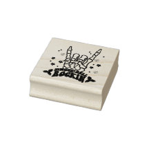Jingle Bell Rockin Skeleton Hand Stamp