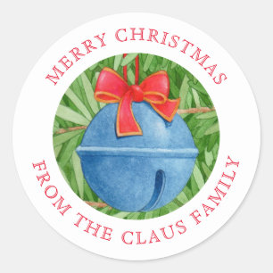 JINGLE BELLS 1.5" Round Envelope Seals II