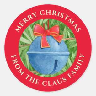 JINGLE BELLS 1.5" Round Envelope Seals III