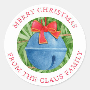 JINGLE BELLS 3" Round Envelope Seals II