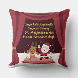 Jingle Bells Celebration Cushion