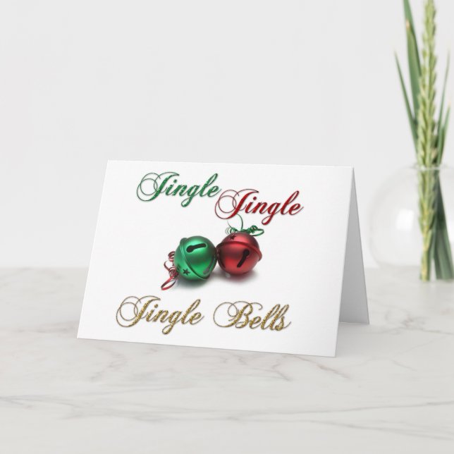 Jingle Bells Christmas Card (Front)