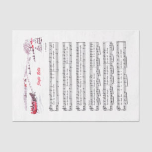 Jingle Bells Christmas Holiday Carol Sheet Music