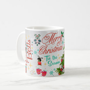 jingle bells Christmas with Candy Canes Gifts Coffee Mug