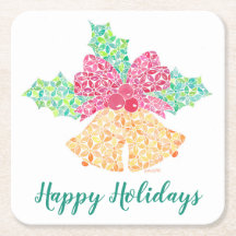 Jingle Bells coasters by Sue Weidlich