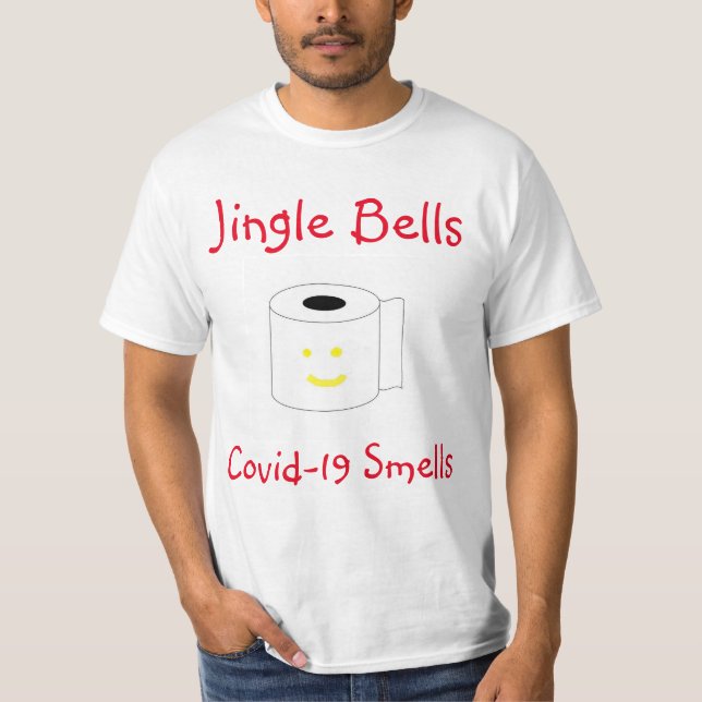 Jingle Bells Covid-19 Smells T-Shirt (Front)