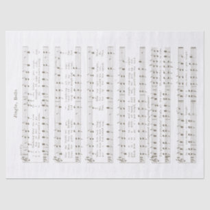 Jingle Bells Holiday Tissue and Decoupage Paper