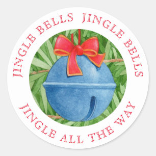 JINGLE BELLS Large Round Stickers II