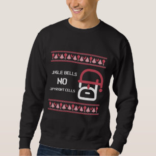 Jingle Bells no Copyright Cells Christmas  Sweatshirt