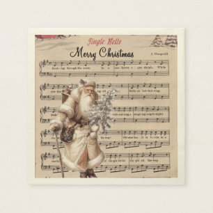 jingle bells paper napkins