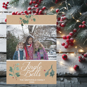 Jingle Bells Photo Card Holiday Card