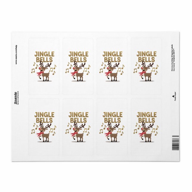 Jingle Bells Singing Reindeer (Full Sheet)