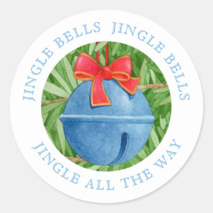 JINGLE BELLS Small Round Stickers