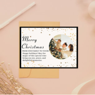 Jingle Bells, Sparkling Smiles, and Happy Hearts Holiday Card