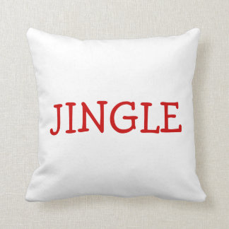 Jingle Bells Throw Cushion