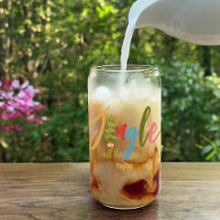 Jingle Christmas Tree Colourful Typography Name Fu