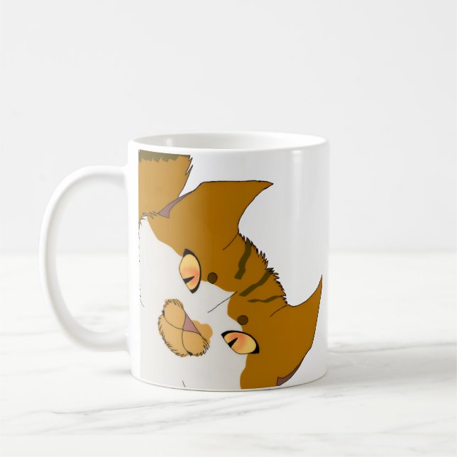 Jingle Claws Cat & Tree Holiday Mug (Left)