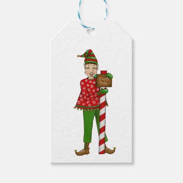 Jingle Elves (Horace) Gift Tags (Front)