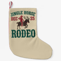 Jingle Horse Dec 25 Rodeo Cowboy Xmas Cowgirl