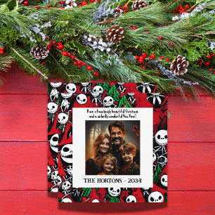 Jingle Jack O'Lantern Family Photo Holiday Card