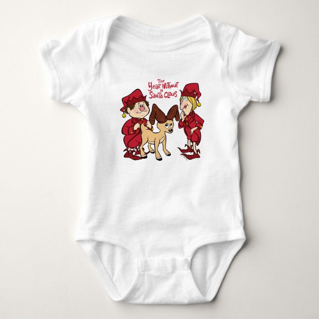 Jingle, Jangle & Vixen Baby Bodysuit (Front)
