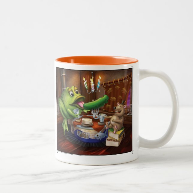Jingle Jingle Little Gnome Frog and Mouse Mug (Right)