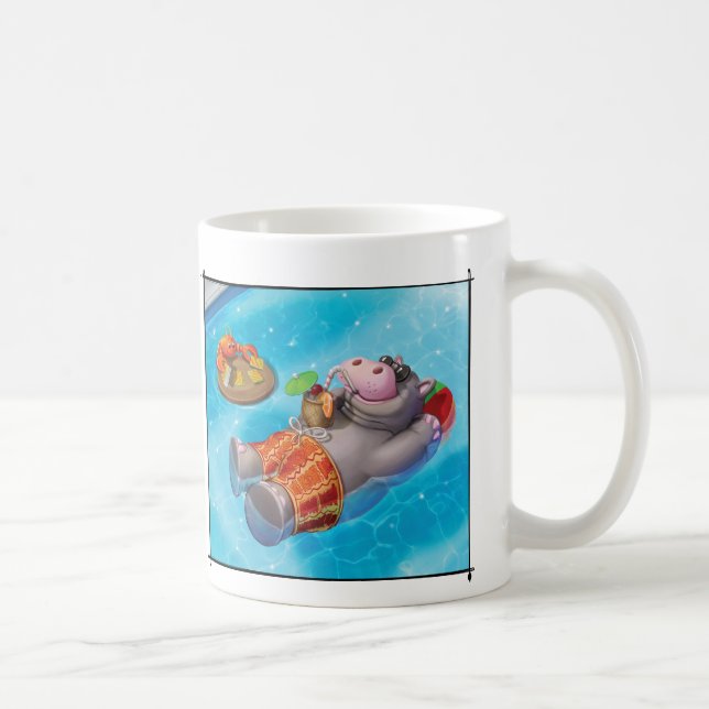 Jingle Jingle Little Gnome Happy Hippo Mug (Right)