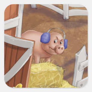 Jingle Jingle Little Gnome Mr. Pig Stickers