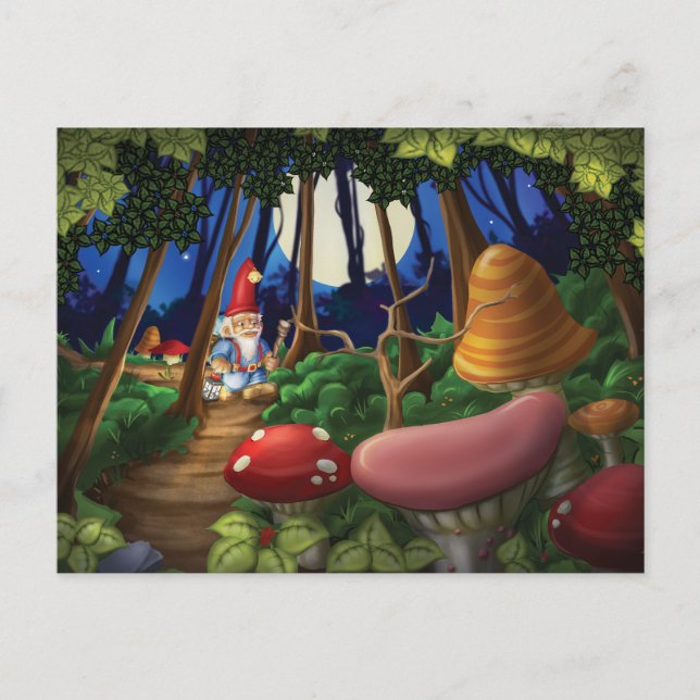 Jingle Jingle Little Gnome Postcard (Front)