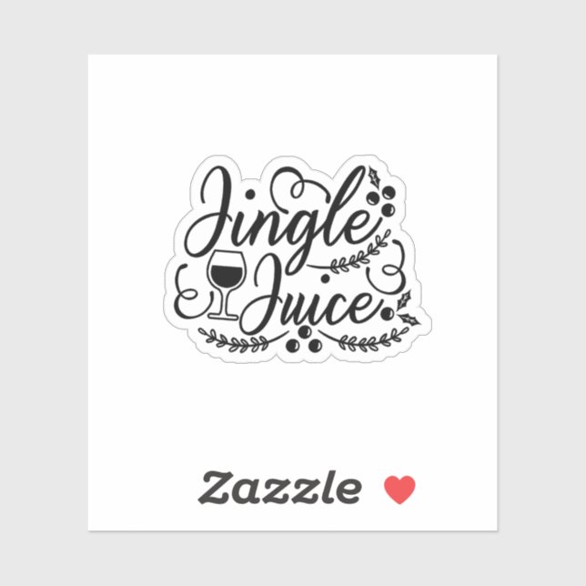 Jingle Juice Funny Christmas Beer Drinking (Sheet)