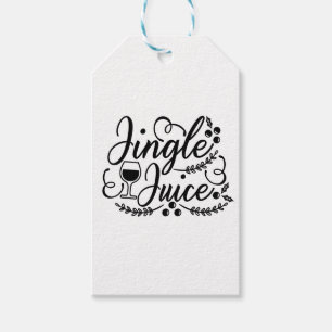 Jingle Juice Funny Christmas Beer Drinking Gift Tags