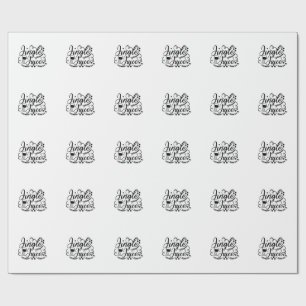Jingle Juice Funny Christmas Beer Drinking Wrapping Paper
