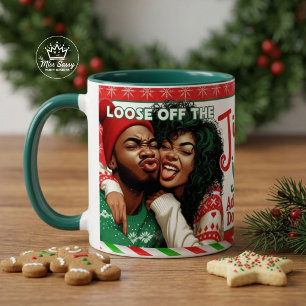 Jingle Juice Funny Christmas Couple Mug