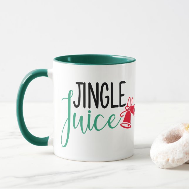 Jingle Juice | Funny Christmas Drinking Humour Mug (With Donut)