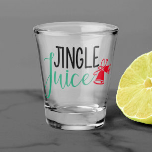Jingle Juice   Funny Christmas Drinking Humour Shot Glass