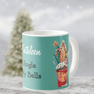 Jingle My Bells Magical House Illustration 11oz Coffee Mug