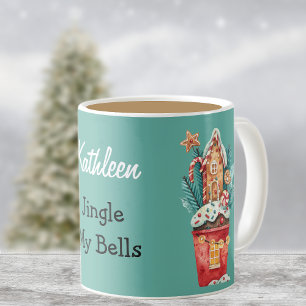 Jingle My Bells Magical House Illustration 11oz Coffee Mug