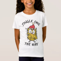 Jingle Owl the way Funny Santa Owl