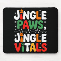 Jingle Paws Jingle Vitals Funny Vet Nurse Xmas