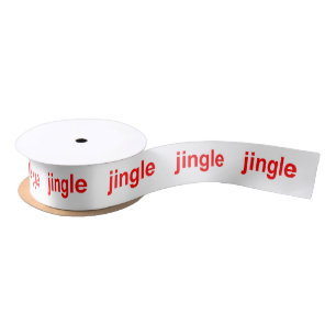 Jingle Red Satin Ribbon